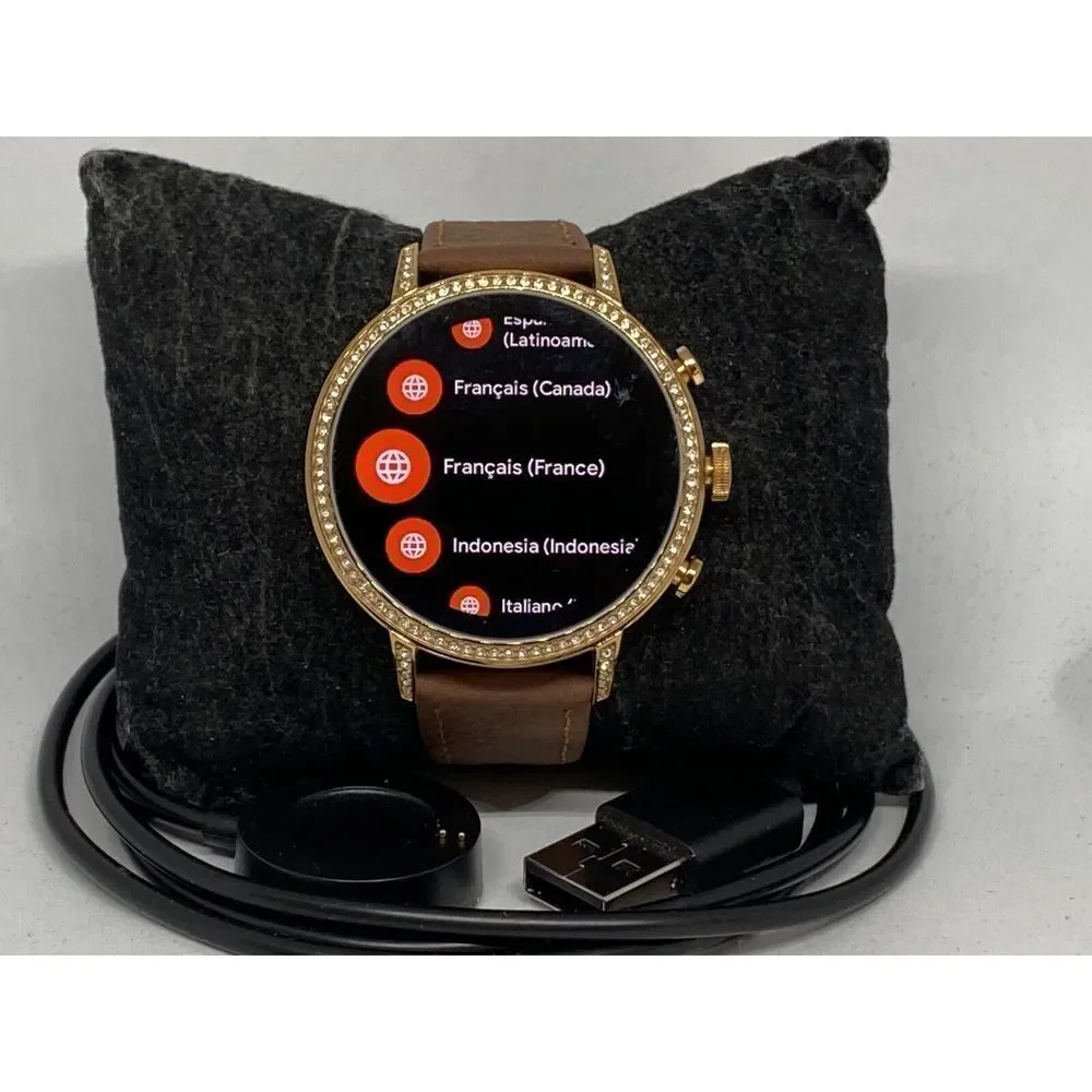 Fossil Gen 4 Authentic Digital Dial Smart Watch Custom Band FTW6015 LT299